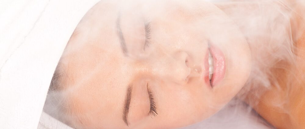 this sauna is full of steam